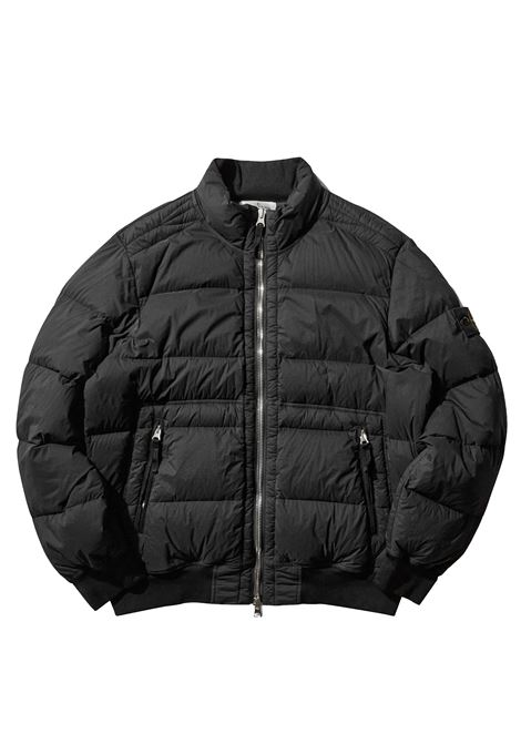bomber quilted front-zip uomo nera STONE ISLAND | K2S15 4100039 S0028V0029